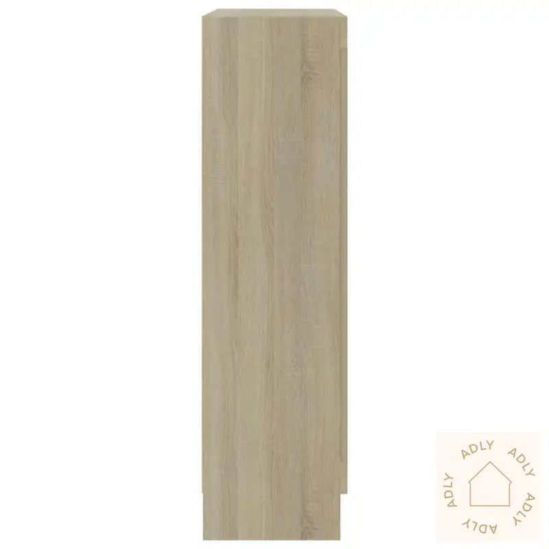Vitrine Sonoma Eik 82,5X30,5X115 Cm Konstruert Tre