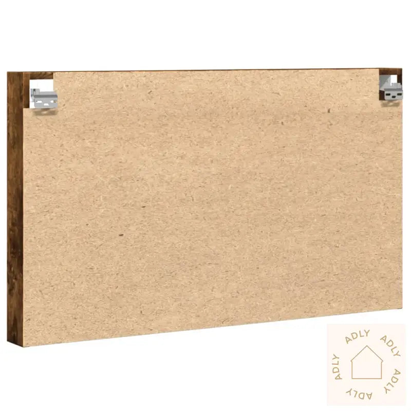 Hyller Røkt Eik 100X8,5X58 Cm Konstruert Tre