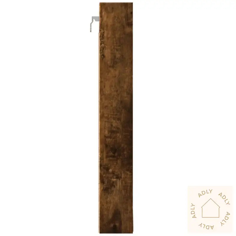 Hyller Røkt Eik 100X8,5X58 Cm Konstruert Tre