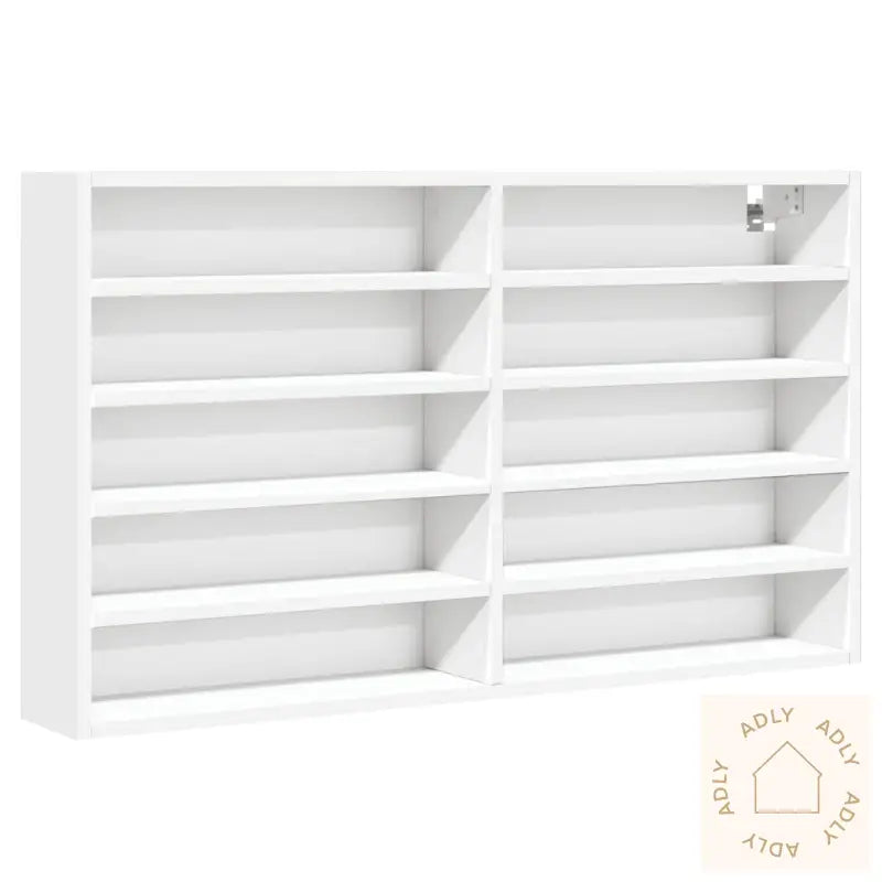 Hylle Hvit 100X15X58 Cm Konstruert Tre