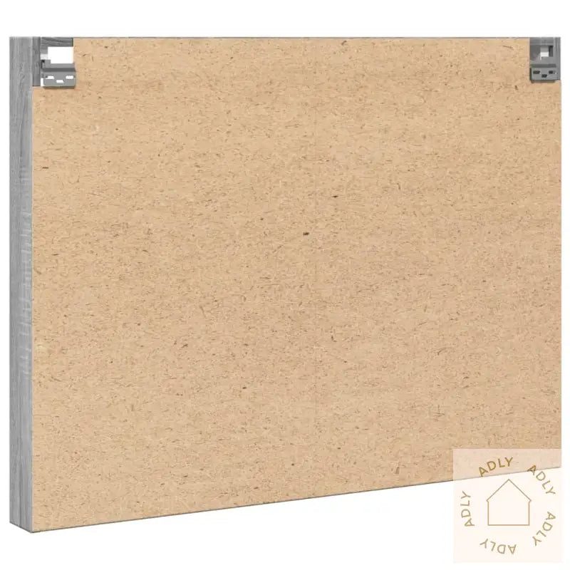 Vitrineskap Grå Sonoma 100X8,5X75 Cm Konstruert Tre