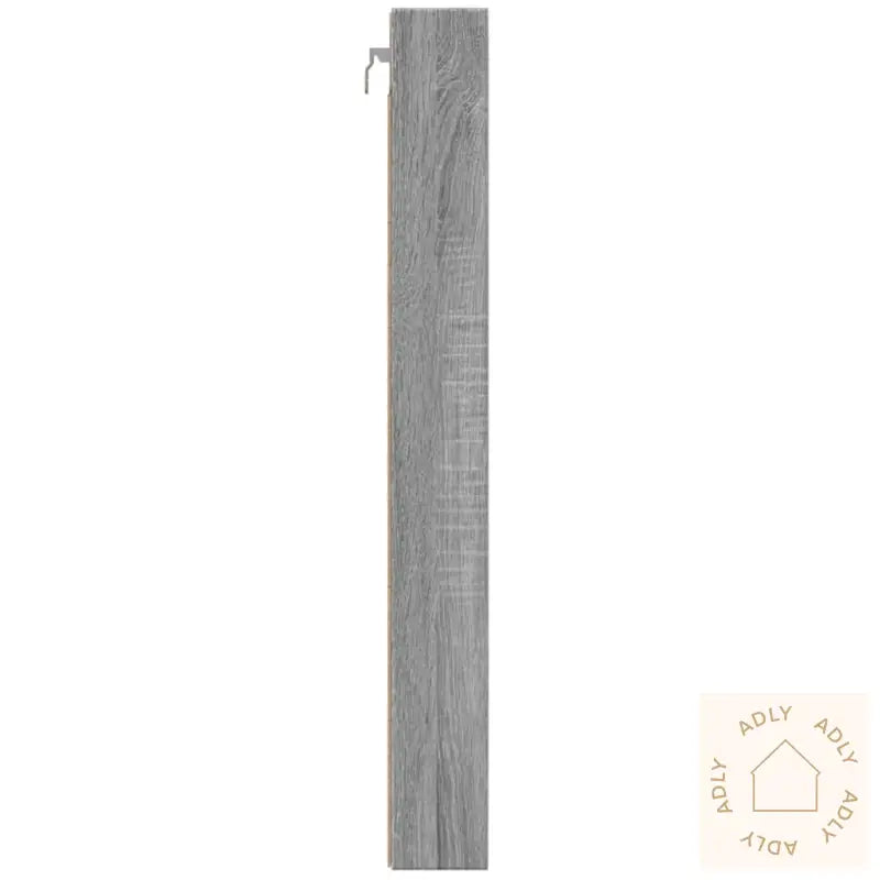 Vitrineskap Grå Sonoma 100X8,5X75 Cm Konstruert Tre